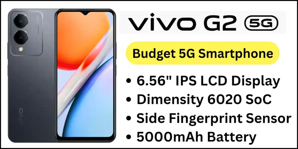 Vivo G2 5G Highlights Specification