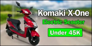 Komaki X-One Budget Electric Scooter