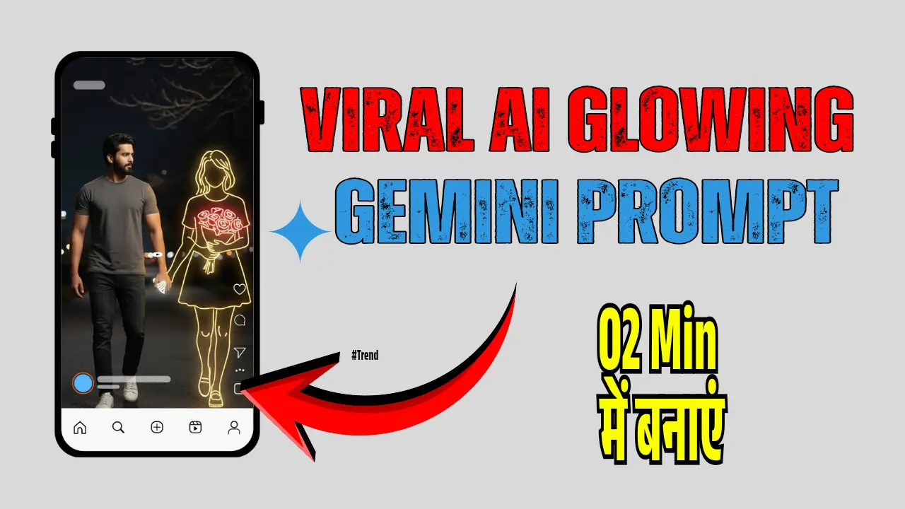 Viral AI Glowing Effect Image Prompt